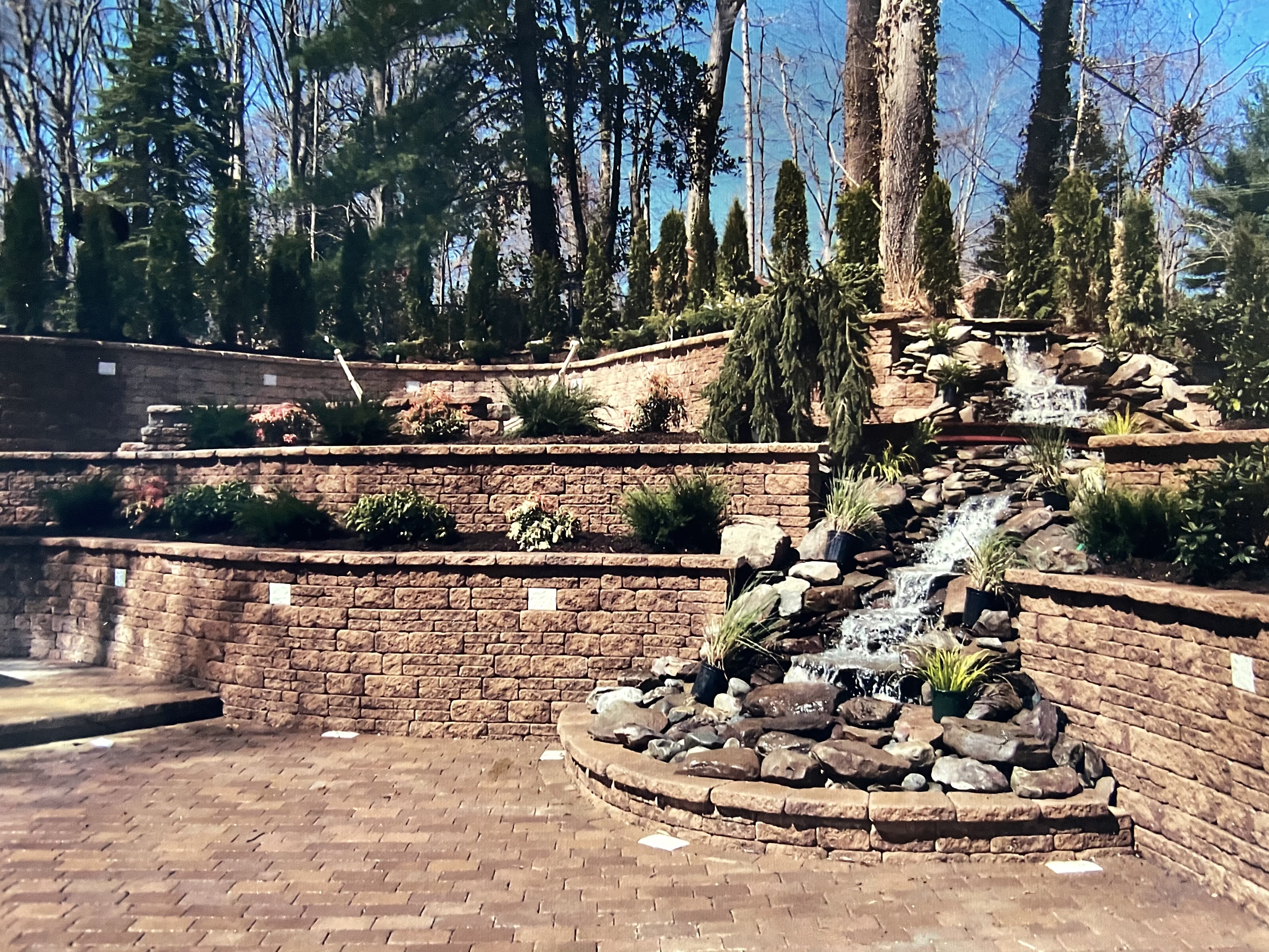 Terraced Retaining Walls